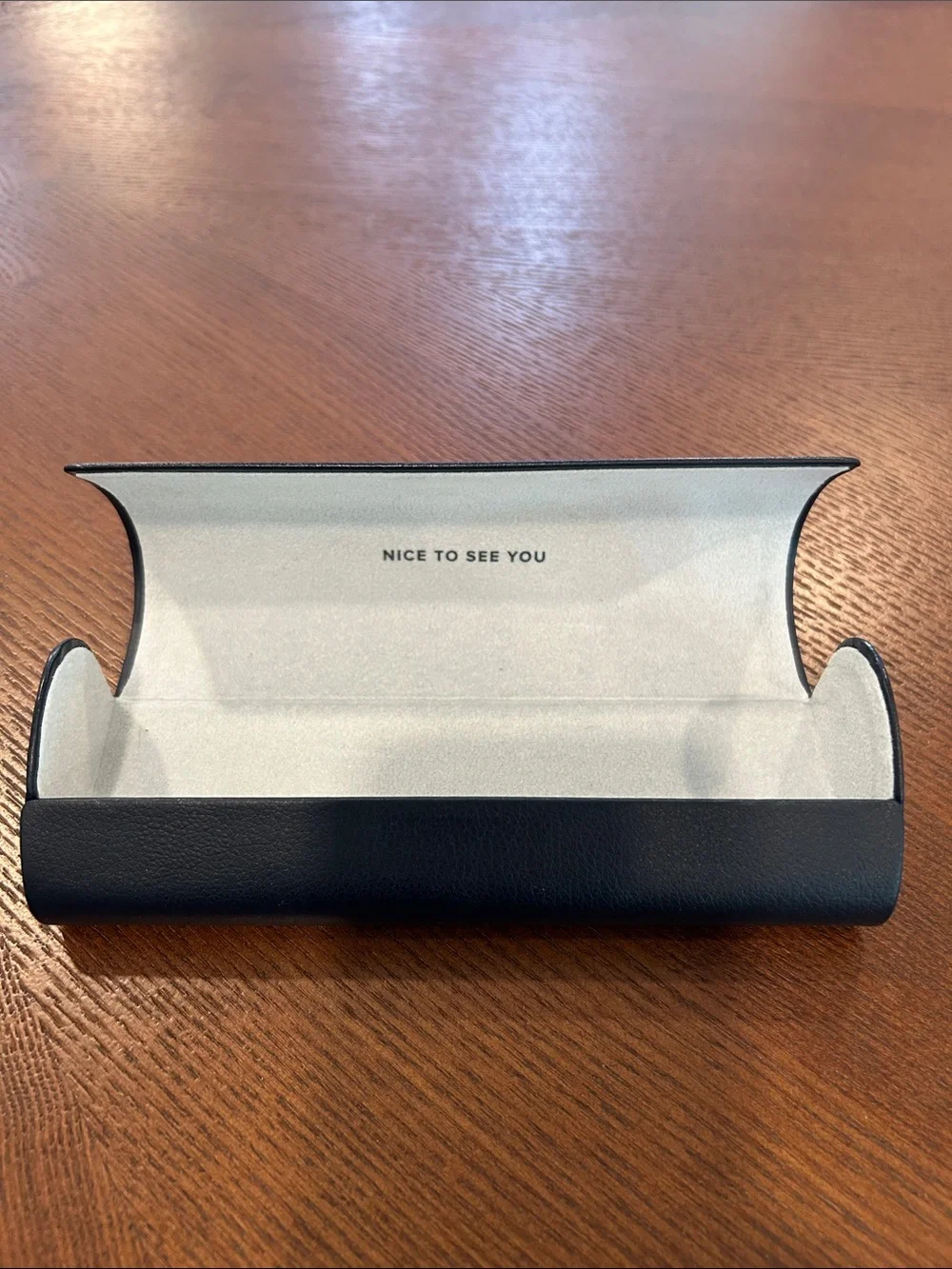 Women’s Warby Parker Blue Gray Round Prescription Glasses with case